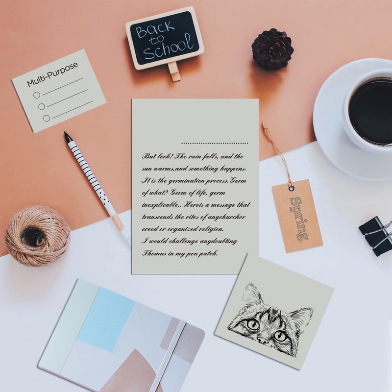 WritePads Veritas Colored Copy Paper, Gray Multi-Purpose paper,Colored Printer Paper 8.5” x 11”, 20 lb / 75 GSM,Grey,200 Sheets，Made in USA - Image 4